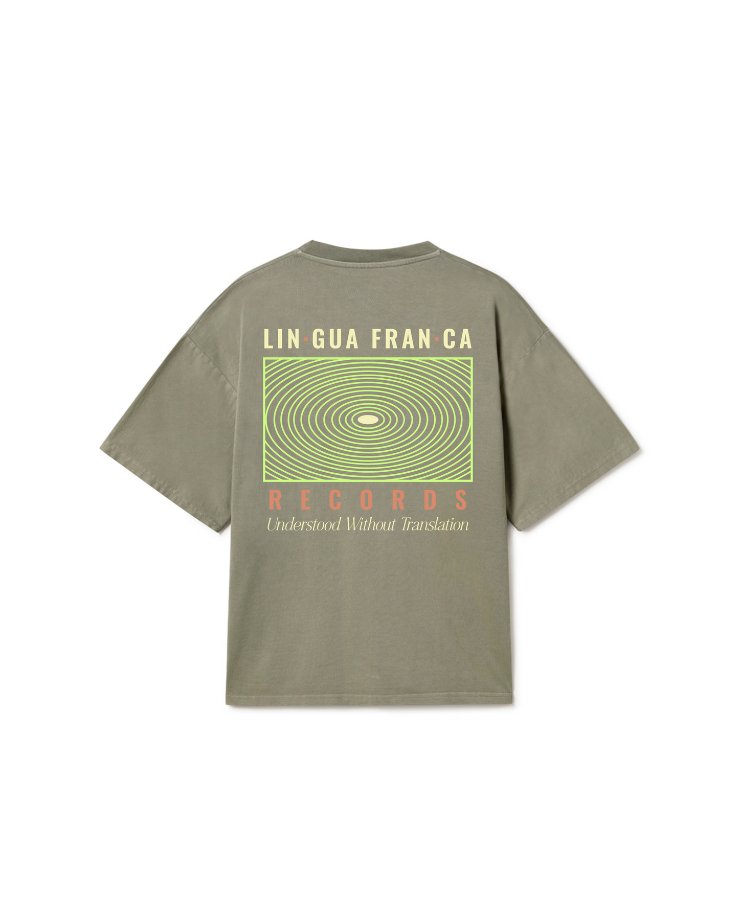 Records Tee (Olive)